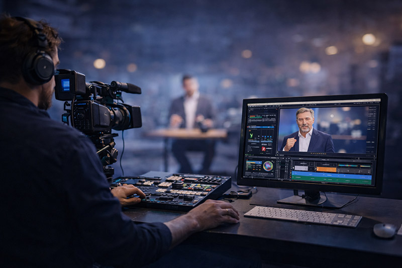 Riprese video e dirette streaming professionali